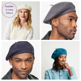 Parkhurst Basque Beret 100% Wool