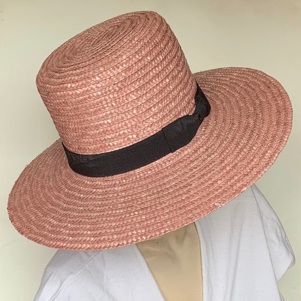 Eclection 'Bae' Tall Crown Boater Hat