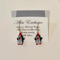 Alise Exclusive Earrings Tiny 3D Penguin Gold