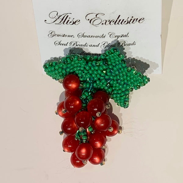 Alise Exclusive Red Berries Pin Large