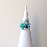 Gaby Desert Rose Ring with Silver