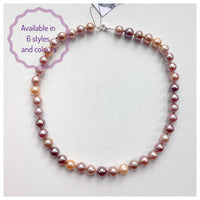 Gaby String of Pearls Necklaces in 5 Styles and Colours